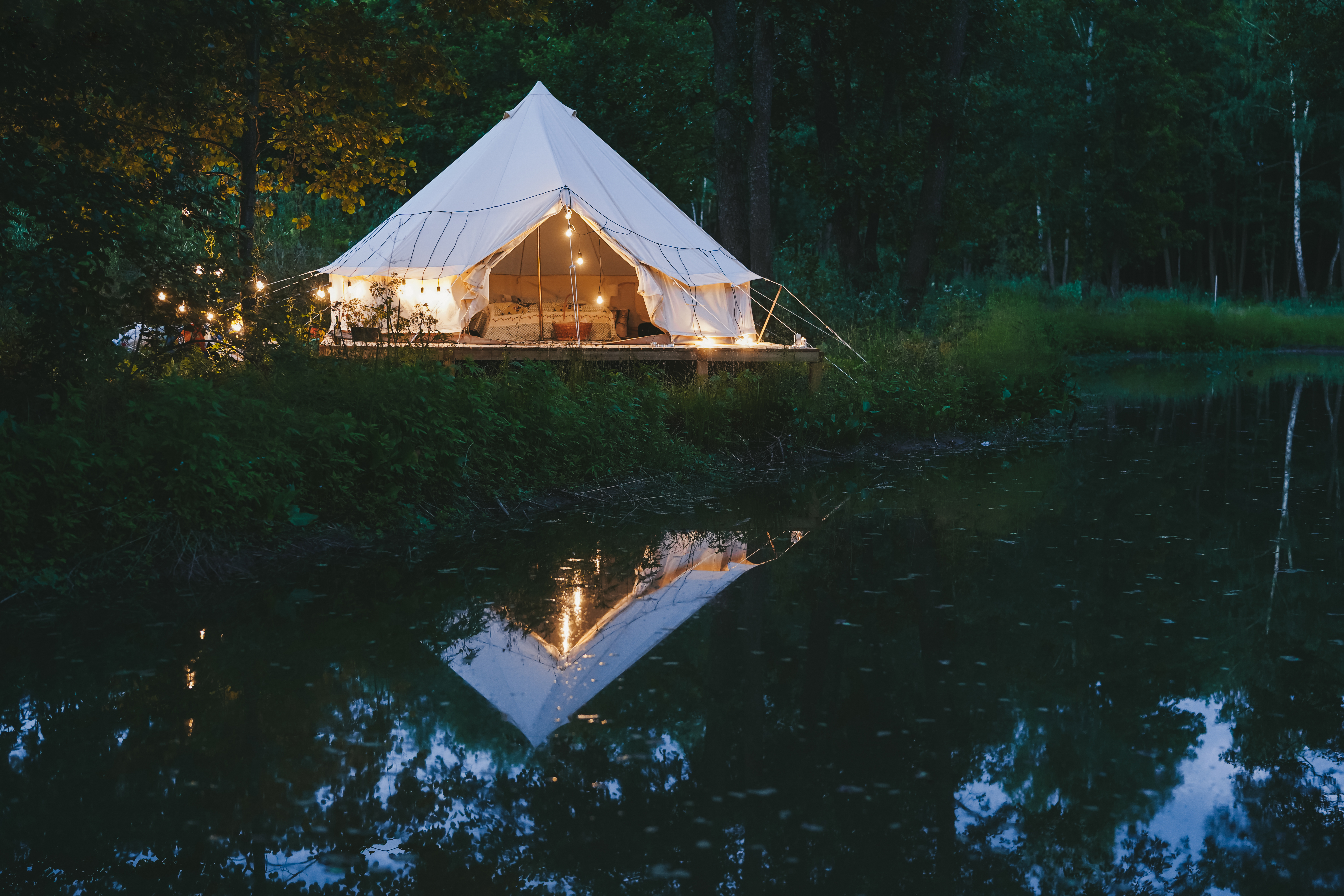 Michigan Family Glamping Tent
