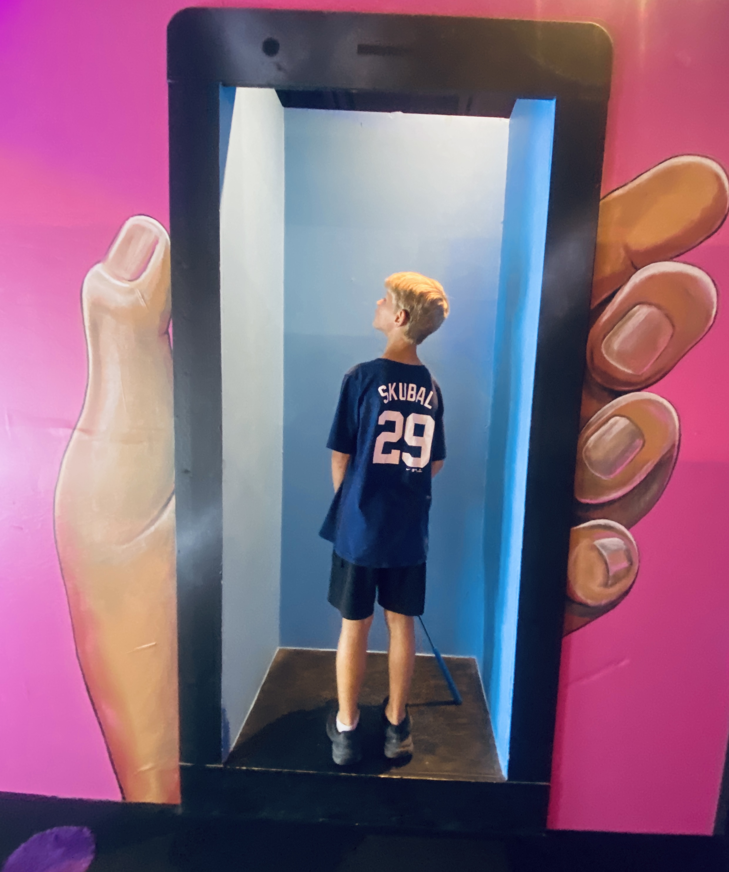 Selfie mini golf course at Best in Games in Ypsilanti, Michigan