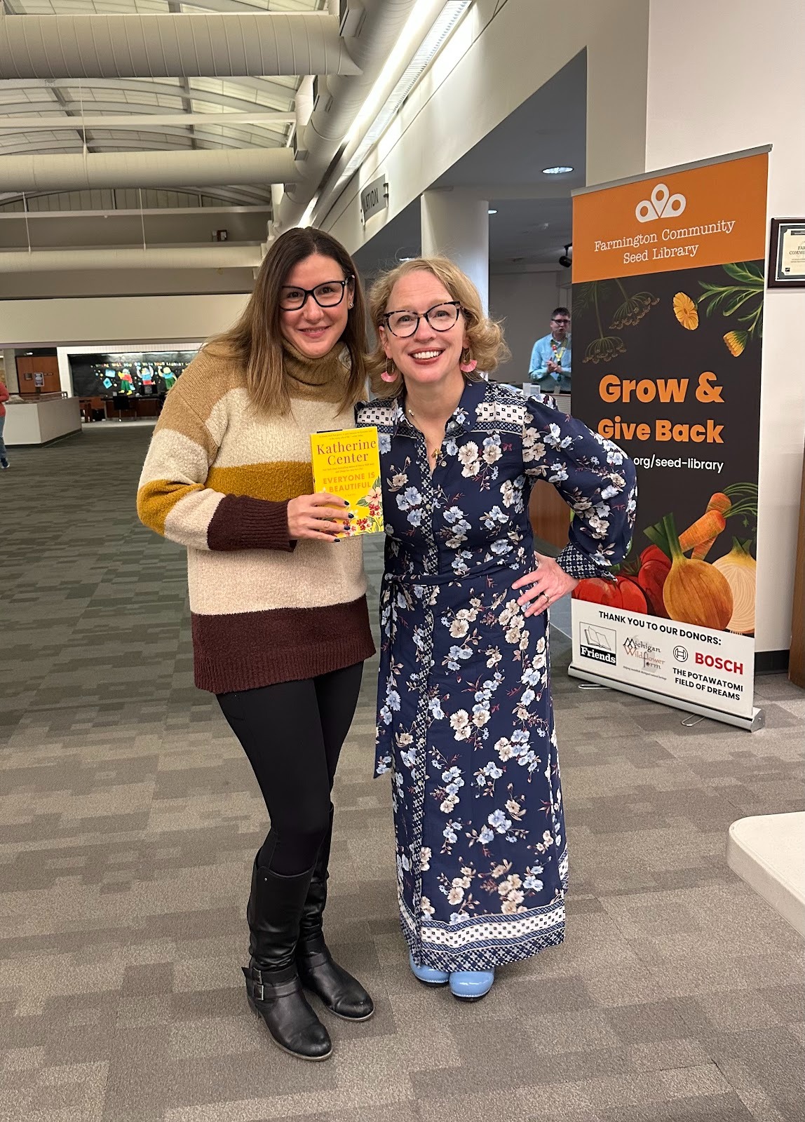 Farmington Public Library in Michigan with Katherine Center